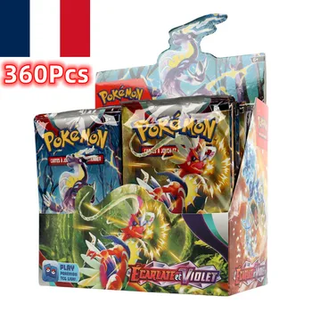 Французский TCG Pokémon: Алый и фиолетовый Booster Box Карты покемонов 36 упаковок