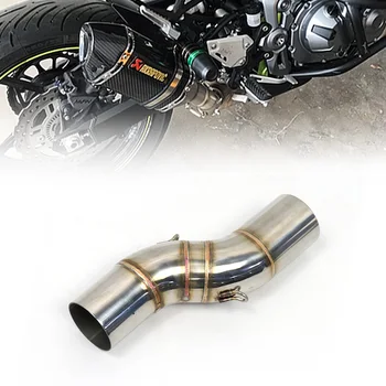 Полностью титановый глушитель выхлопных газов мотоцикла Простая установка соединительной трубы для Benelli BJ600GS 300 250 502C