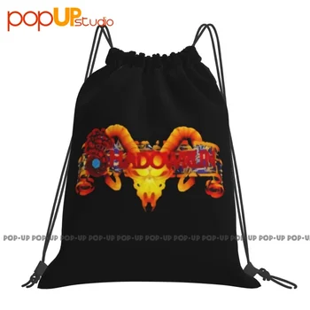 Сумки на шнурках с логотипом Shadowrun Dragon Skull, спортивная сумка, портативная сумка для спортзала