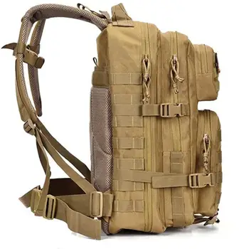 Походный рюкзак для верховой езды, 45-литровый тактический рюкзак для атаки, мужская походная сумка большой емкости, дорожная сумка для хранения компьютера