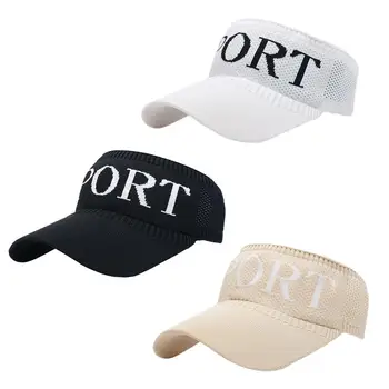 Спортивная кепка на открытом воздухе, солнцезащитный козырек, защита от ультрафиолета, Мягкие дышащие спортивные головные уборы, Мужские, женские, Универсальные кепки для рыбалки, верховой езды
