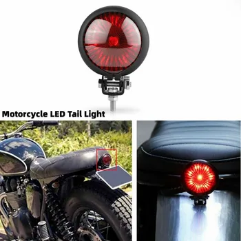 1шт мотоцикл светодиодный задний фонарь Мотоцикл задний стоп-сигнал черный корпус Красный свет подходит для Harley