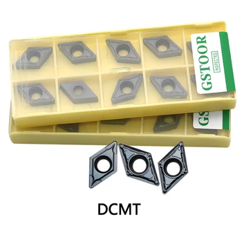 10ШТ DCMT070204-MV DCMT11T304 DCMT11T308 GM9030 Токарный станок Токарные инструменты твердосплавная вставка для нержавеющей стали