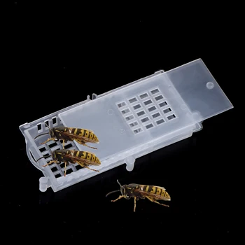 Пчелиный Инструмент Пчелиные Транспортные Клетки Пчелиный Дом Улей Белая прозрачная Пчелиная Клетка