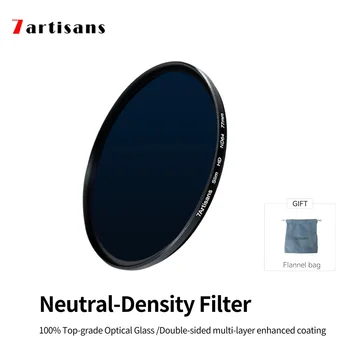 7artisans 7 artisans ND фильтр ND8 ND64 ND1000 (3-10 остановок) С 28-слойным покрытием Фильтр для объектива камеры нейтральной плотности 46 ~ 82 мм