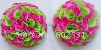 SPR 25 см, разноцветный свадебный бал для поцелуев, украшения из цветов невесты, искусственные розы, бал для вечеринок, декоративные заводские распродажи
