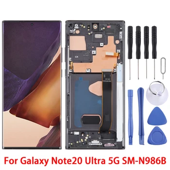 OLED-ЖК-экран Samsung Galaxy Note20 Ultra 5G SM-N986B с цифровым преобразователем в сборе с рамкой
