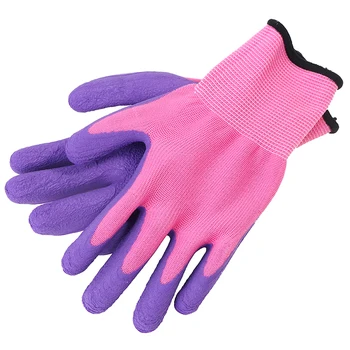 1 пара детских садовых перчаток Прочные водонепроницаемые Маслостойкие нескользящие противоударные перчатки для ручной работы на открытом воздухе