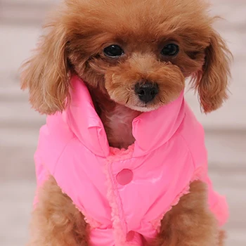 Продуманные подарки Зимняя одежда для собак для щенка в жизни Теплая и удобная Зимняя куртка-пуховик для домашних животных