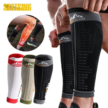 1 пара компрессионных рукавов для икр для мужчин и женщин, компрессионные носки для ног, поддержка бега, шина для голени, облегчение боли в икре, уход