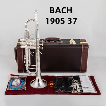 Горячая продажа Stradivarius 190s-37 50th Anniversary Серебряная Труба Плоский Инструмент Латунные Струменты