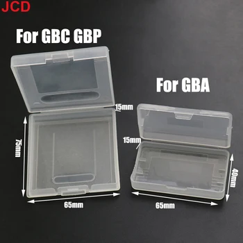 JCD 1шт Пластиковые Чехлы Для Игровых Карт Game Boy Color GBA GBC GBP Пылезащитный Чехол Для Картриджа Игровые Карты Защита От Пыли Прозрачная Защитная Коробка