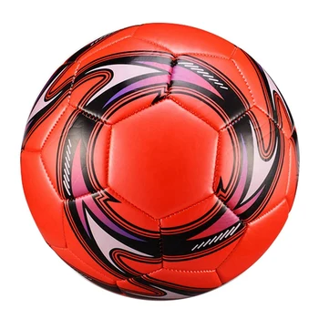 2 профессиональных футбольных мяча Размером 5 Официальный футбольный тренировочный футбольный мяч для соревнований по футболу на открытом воздухе Красный