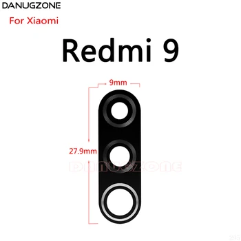 10 шт./лот Для Xiaomi Redmi 9 9A 9C Задняя Линза Задняя Камера Стеклянный Объектив Зеркало