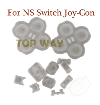 1 комплект Слева и Справа Для NS Nintendo Switch Joy Con Силиконовая клавиатура Start Select Резиновые Проводящие Кнопки A-B D-pad