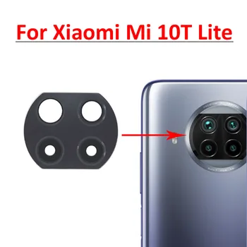 Новинка для задней камеры Xiaomi Mi 10T Lite, стеклянный объектив с клеевой наклейкой, Запасные части для мобильных телефонов Xiaomi