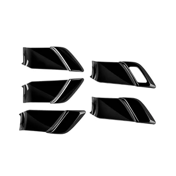 Автомобильная Ярко-Черная Внутренняя Крышка Дверной Ручки Toyota Prius 60 Серии 2020-2023 Отделка Дверной Чаши Ручкой Рамы