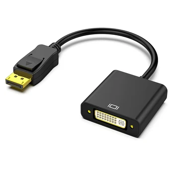 Nku DisplayPort1.2 к DVI-D Single Link 1080P Кабель-Адаптер DP Male-DVI Female Конвертер для Настольного ПК Монитор Проектор