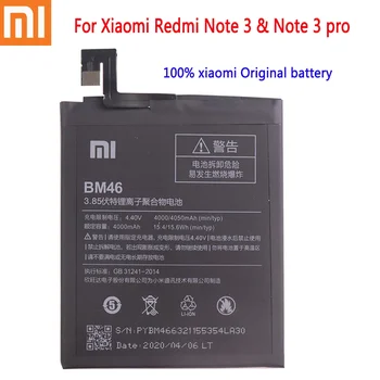 Новый оригинальный аккумулятор BM46 емкостью 4000 мАч для Xiaomi Redmi Note 3 note3 Pro/Prime Аккумулятор для телефона в наличии Быстрая доставка