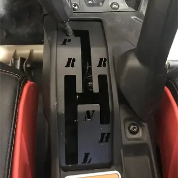 2024 MOTO Maverick X3 UTV 3 мм Железный Спрей Черный Затвор Переключения Передач Для Can am Maverick X3 MAX 2017-2023 MAX X R RR XMR XDS Turbo