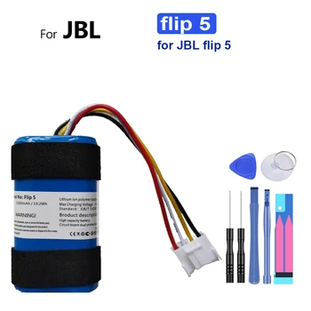 Высококачественная сменная батарея динамика 5200 мАч для аккумуляторных батарей JBL flip 5 flip5