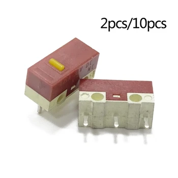 2/10ШТ Мышь Micro 3 булавки Желтая точка для микропереключателей HUANO Silent Mouse