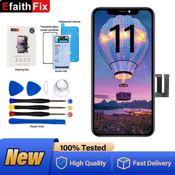 Оптовая цена Efaithfix НОВЫЙ ЖК-дисплей для iPhone 11 Incell с цифровым преобразователем 3D Touch в сборе Без битых пикселей На запасные части