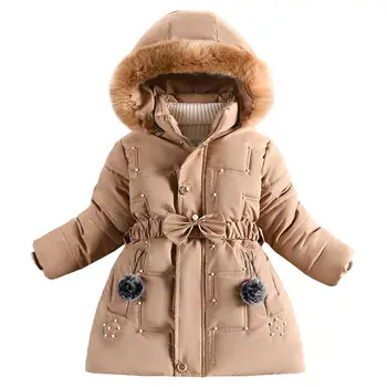 MODX Зимняя куртка с хлопковой подкладкой, Модное детское пальто, Детская Верхняя одежда, Детский Теплый пуховик, Детская одежда от 4 до 12 лет Q54