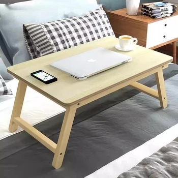 Небольшой журнальный столик, деревянный ковер в современной гостиной, складной компьютерный стол, минималистичный стол для ноутбука, Базовая мебель для дома