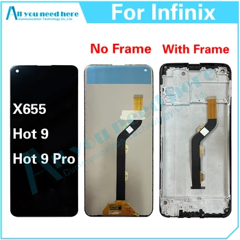 Для Infinix Hot 9 Pro X655 ЖК-дисплей С Сенсорным Экраном Дигитайзер В Сборе Замена Запасных Частей