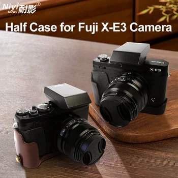 Чехол-подставка для камеры из натуральной кожи для Fujifilm X-E3, подставка для камеры из искусственной кожи для Fuji XE3