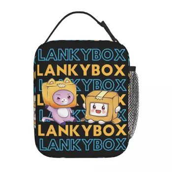 Kawaii Изолированная сумка для ланча Lankybox Merch С Милым рисунком Коробка для ланча Портативный термоохладитель Bento Box для улицы