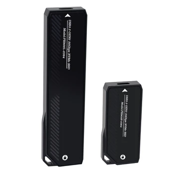 Адаптер для корпуса SSD-накопителя M.2 NVMe к Type C, Без инструментов USB3.2 Gen2 20 Гбит/с Адаптер NVMe к USB C Корпус из алюминиевого сплава Box 594A