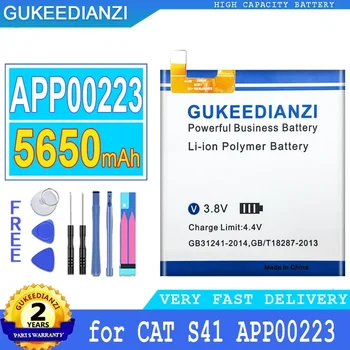 Сменный аккумулятор GUKEEDIANZI для Caterpillar CAT S41, Высококачественный Аккумулятор Большой мощности с инструментами, APP00223, 5650 мАч
