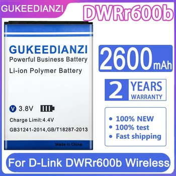 Сменный аккумулятор GUKEEDIANZI емкостью 2600 мАч для беспроводной батареи D-Link DWRr600b Wireless Bateria + номер для отслеживания