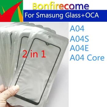 10 шт. \лот для Samsung Galaxy A04 A04S A04E A04 Core Сенсорный Экран Передняя Панель ЖК-Внешний Объектив Переднее Стекло OCA Клей