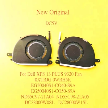 Новый Оригинальный Вентилятор Охлаждения Ноутбука Dell XPS 13 PLUS 9320 Fan 0XTRJG 0WRH5K EG50040S1-CO40-S9A ND55C97-21A04 ND55C98-21A05 DC5V