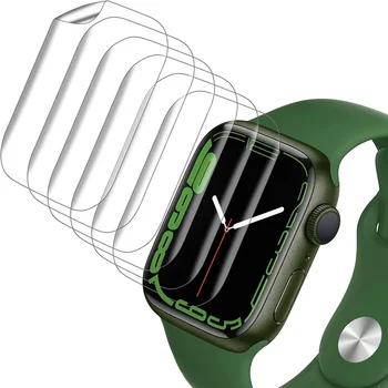 Гидрогелевая Защитная пленка для Apple Watch 6 SE 5 4 3 41 мм 45 Мм 40 ММ 44 мм 42 Мм 38 мм Мягкая Не Стеклянная для iWatch 8 7 Ultra 49 мм