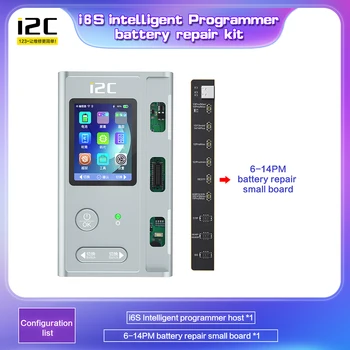 Интеллектуальный программатор I2C i6S для ремонта аккумулятора iPhone с платой обнаружения заряда батареи с частотой вращения 6-14 об/мин
