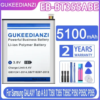 Аккумулятор GUKEEDIANZI EB-BT355ABE 5100 мАч для Samsung GALAXY Tab A 8,0 T350 T355 T355C P350 P355C P355 A8.0