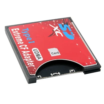 Новый чехол для карт SD-CF Поддерживает беспроводной WIFI Адаптер SD-карты Type i для зеркальной камеры Красный