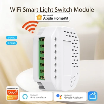 Wifi Smart 1/2 Way Light Светодиодный Модуль Диммера Smart Life /Tuya APP Модуль Дистанционного Управления Распределительным Устройством Для Дома Простая Установка
