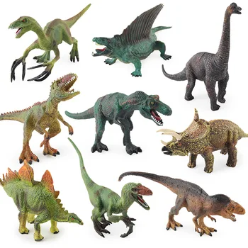 Имитационная модель юрского периода брахиозавр Фузариоз дракон труба полая 9 комплектов игрушек для украшения животных динозавров