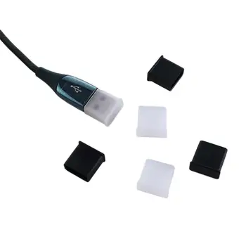 10шт Высококачественный PE USB Пылезащитный Штекер Прочный Порт Зарядного Устройства Удлинитель Для Зарядки Линия Передачи Данных USB 2.0 3.0 Защитная Крышка