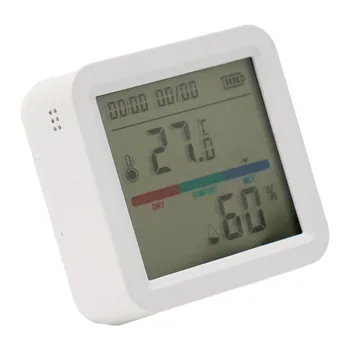 измеритель температуры и влажности 1 шт. Умный WiFi Датчик температуры и влажности с ЖК дисплеем Tuya Аксессуары для замены в помещении