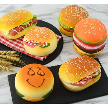Имитация гамбургера, сэндвича с хот-догом, модель еды, поддельный гамбургер, детская игрушка, украшение ресторанной стойки, реквизит для фотосъемки