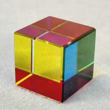 Mini Original Cyan, Magenta, Yellow Cube (30 мм) - Оптический куб - Голубой, пурпурный, Желтый - Субтрактивное смешивание цветов, Бриллиант
