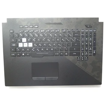 Подставка для рук Ноутбука и Клавиатура CZ / TR / GK Tkeyboard Для ASUS ROG Strix SCAR II GL704 GL704G GL704GM GL704GV GL704GW С Черным Верхним Корпусом С подсветкой