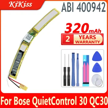 Аккумулятор KiKiss емкостью 320 мАч ABI 400942 для аккумуляторов большой емкости Bose QuietControl 30 QC30