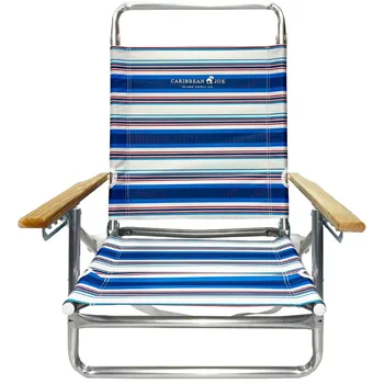 Пятипозиционный складной пляжный стул Caribbean Joe